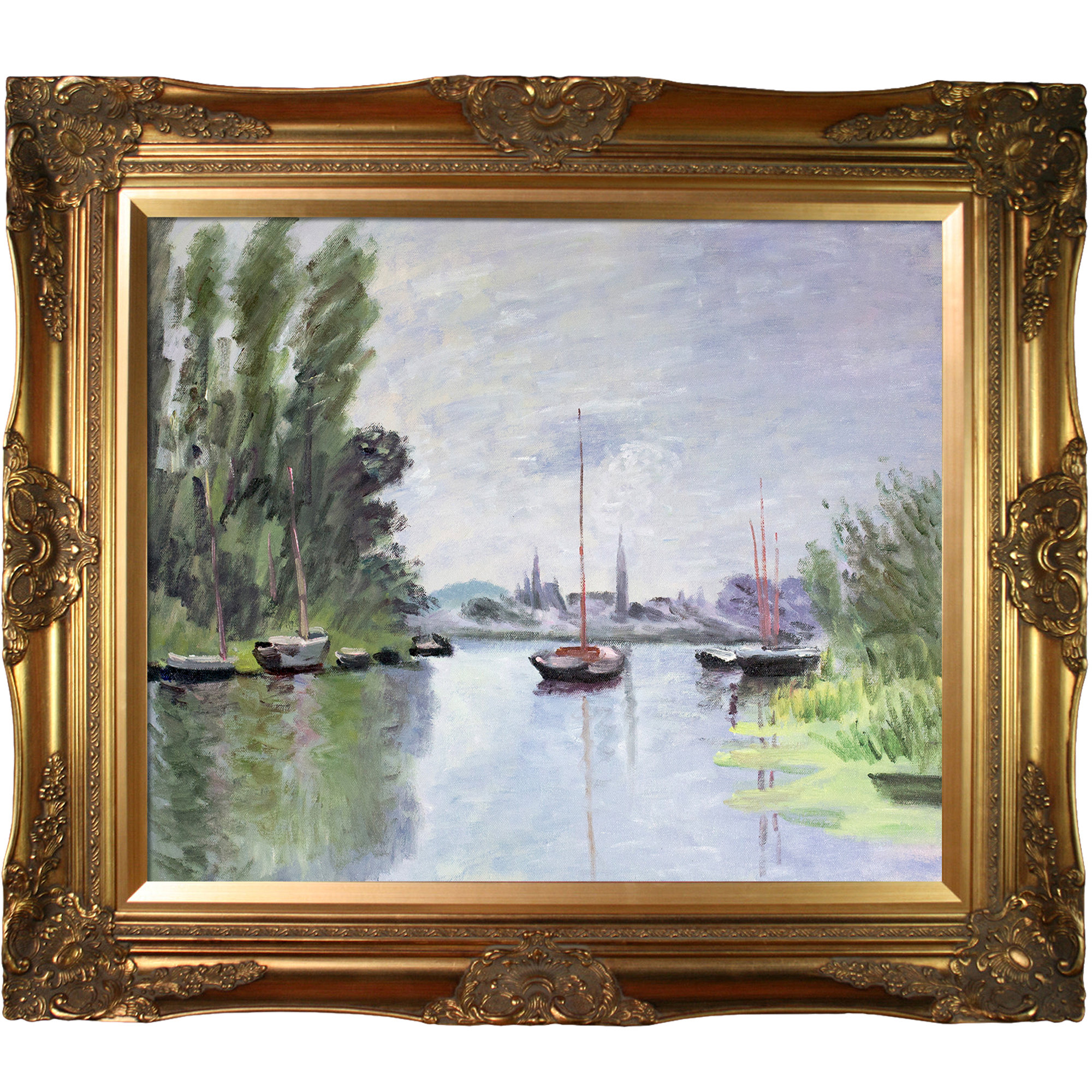 Vault W Artwork Argenteuil Seen from the Small Arm of the Seine by ...