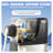 Electric Pasta Maker with 8 Shapes, 150W Automatic Noodle Machine, 500g Capacity, 4 Intelligent Modes, Black ABS+PC