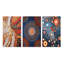 Aboriginal Circular Dot Art Compositions II - Transitional Art Set Of 3 Pieces-771479565-771479562