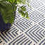 Tapis intérieur / extérieur bleu marine Cleo-41080215