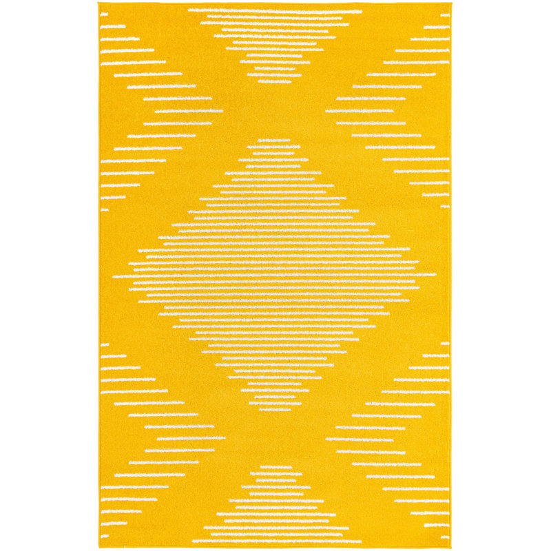 Geometric Indoor Rug, Rectangle 5'3" x 8'