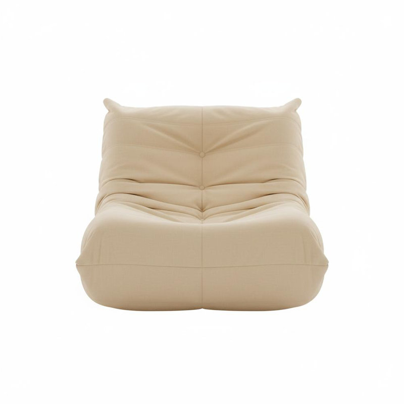 Button-Tufted Bean Bag Sofa