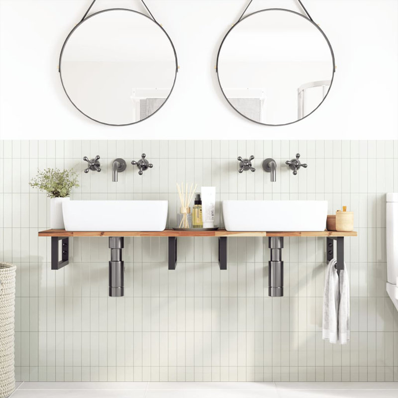 Accent Shelf, Black, 2" H x 120" W x 40" D