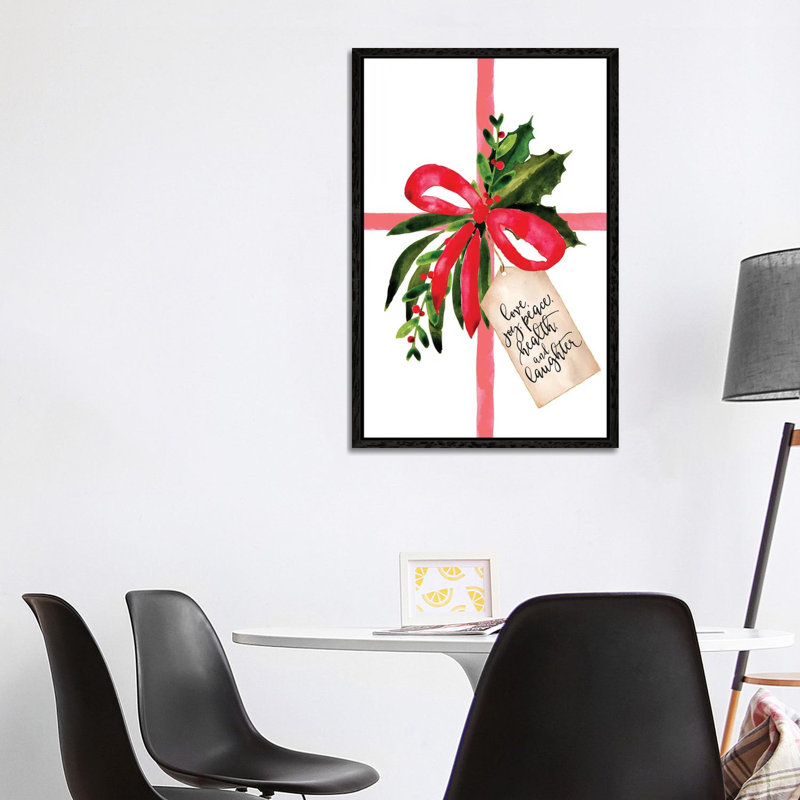 Best Wishes Gift by Blursbyai - Gallery-Wrapped Canvas Giclée on Canvas, 101.6 cm H x 66.04 cm W, Black Framed