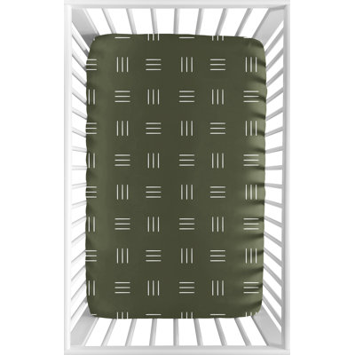 Jungle Animals   Hatch Mini Fitted Crib Sheet