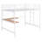 Loft Bed With Desk And Metal Grid-956362757-946512227