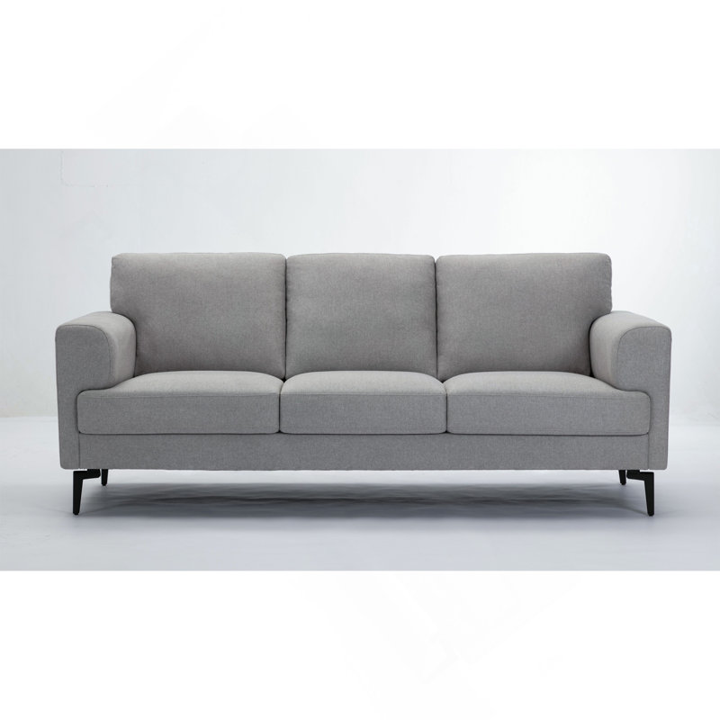 Light Gray Linen Sofa