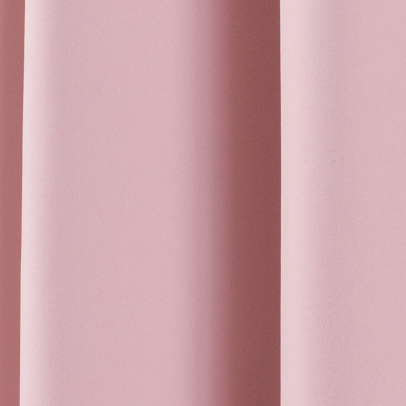 Milesburg Room Darkening Curtain Panel Pair, Pink