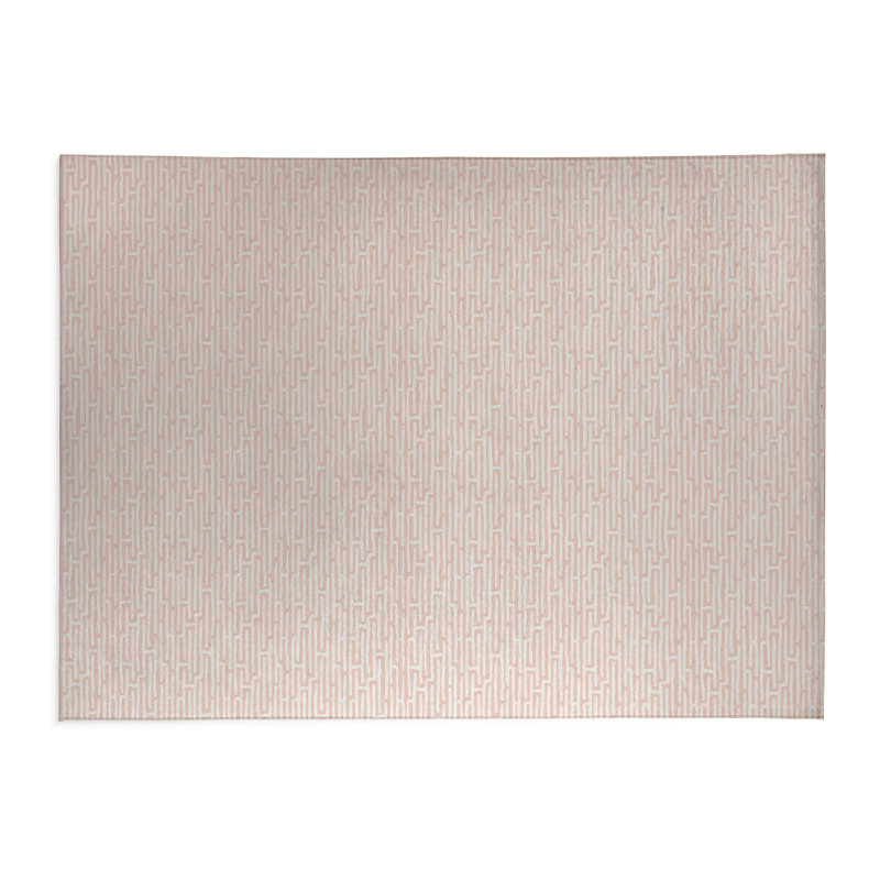 Tapis de bureau Twilight Labyrinth, L 6 pi x L 4 pi, Rose