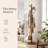 Trikomou Solid Wood 8-Hook Freestanding Coat Rack-1426672772