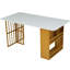 Metal Base Dining Table