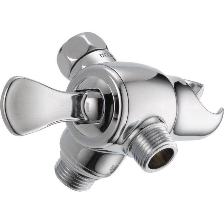 Universal Showering Components 3-Way Arm Diverter Valve with Handshower Mount