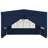 vidaXL Party Tent Blue Polyethylene, Steel Large Foldable Party Tent-74878503
