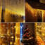 500cm Solar Powered 200 - Bulb Cord String Light