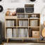 Armoire de rangement pour disques vinyles l 45 "avec station de charge Meher-1546710668