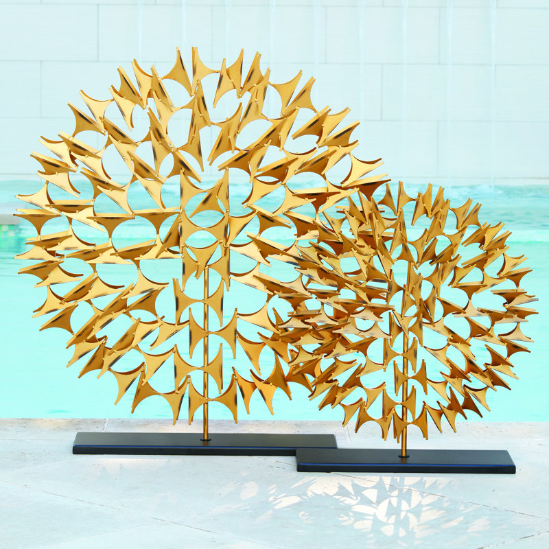 Gold Cosmos Sculpture, Large