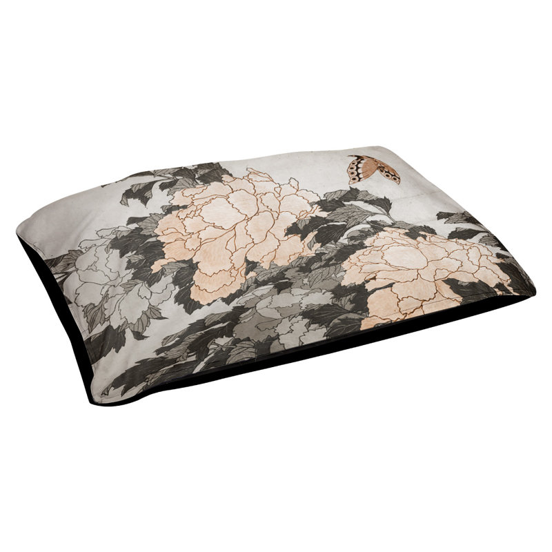 Coussin Burkart, L 42 po x l 52 po, Orange / Noir