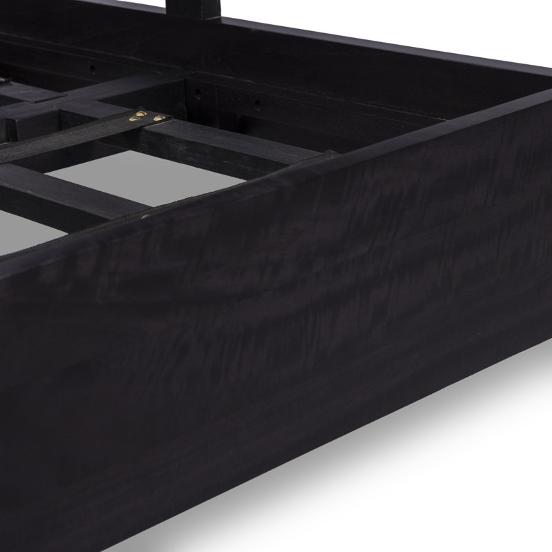 Sydney Bed, Twin, Black Wash W/ Black Cane