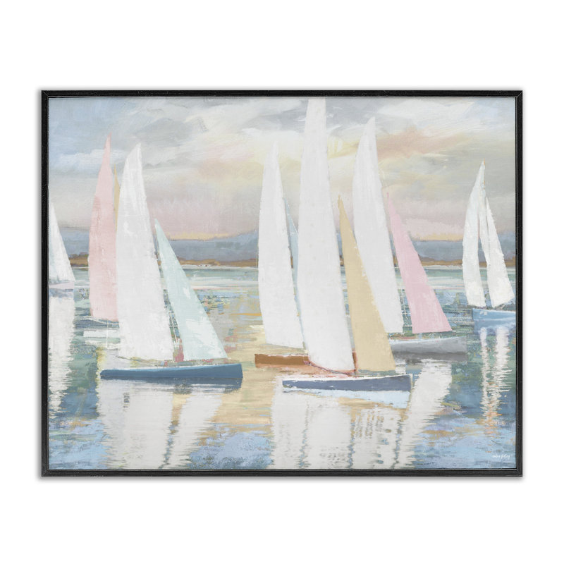 «Pastel Voyage», giclée encadrée par Amber Sterling, H 11 po x l 14 po, Giclée encadrée noir minuit