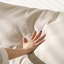 Causeuse-coussin modulaire en polyester blanc