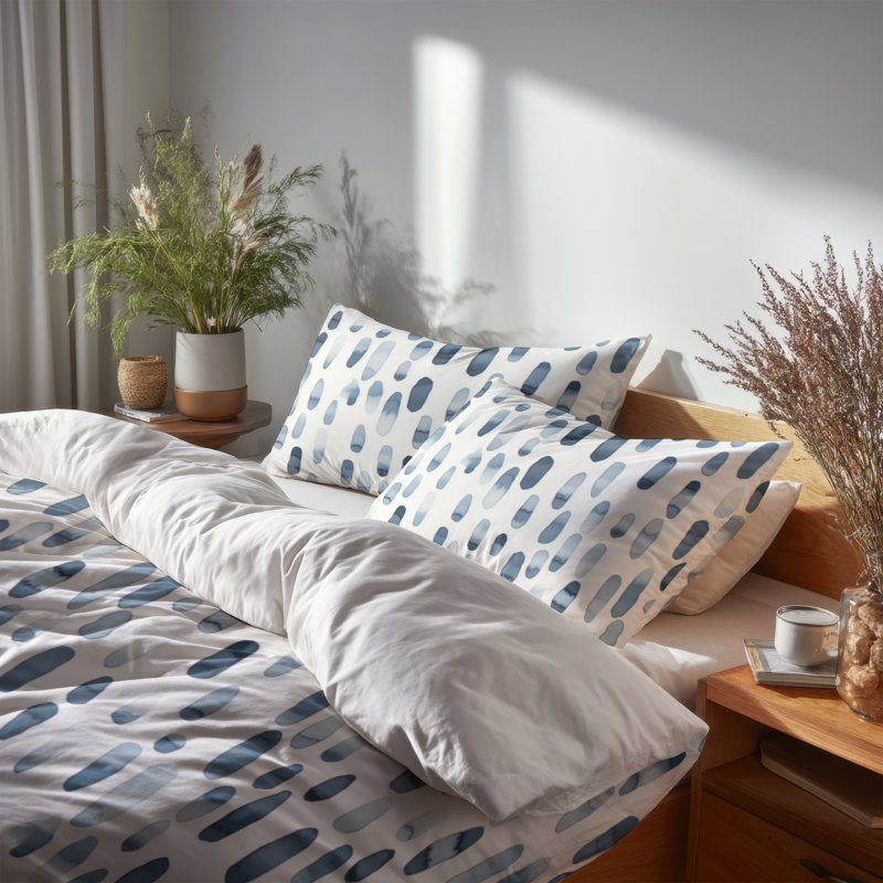 Ensemble de housse de couette Abstract de 3 - Ensemble de literie et de coussins Modern