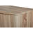 Modern Double-Door Cabinet with Oak Finish and Silver Metal Legs