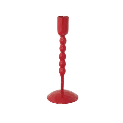 Porte-cône en fer émaillé rouge