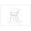 Lowell Bentwood Upholstered Dining Chair with Curved Backrest in Mid-Century Modern Style-959118119