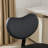 Upholstered Office Chair Ergonomic Cross-Legged Desk Chair with Lumbar Support and Wheels Meditation Chair-130904389