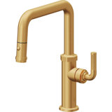 Descanso Kitchen Pull-Down Kitchen Faucet With Button Sprayer - Quad Spout