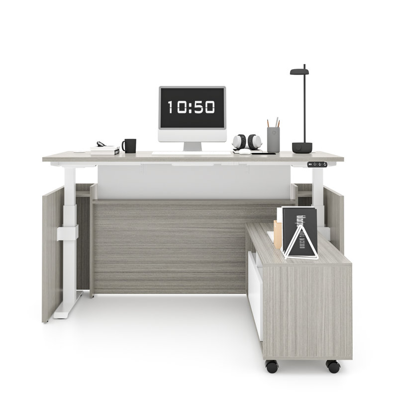 Neaven L Shaped Adjustable Executive Desk