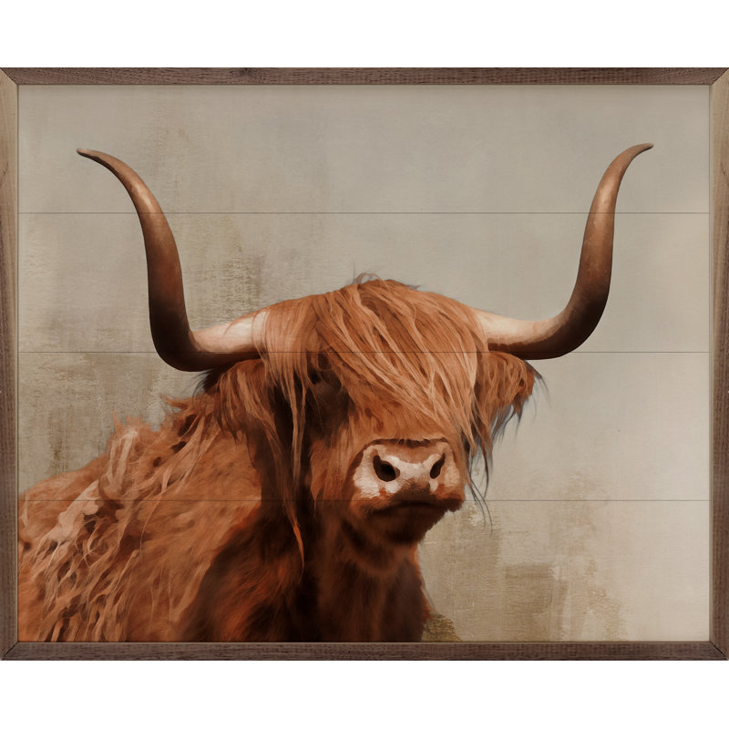 Highland Cow, H 16 po x l 20 po