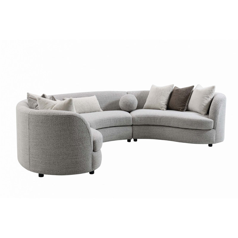 Sectional Sofa w/9 Pillows