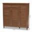 Armoire de rangement moderne et contemporaine pour 21 paires de chaussures-183141536