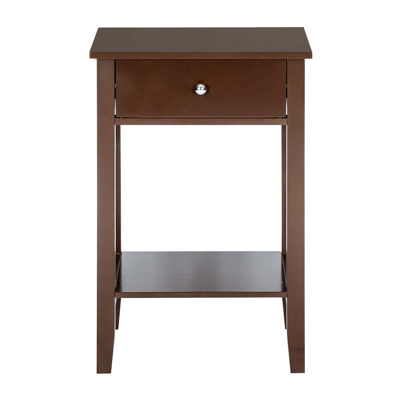 Two-Layer Bedside Table Coffee Table With Drawer