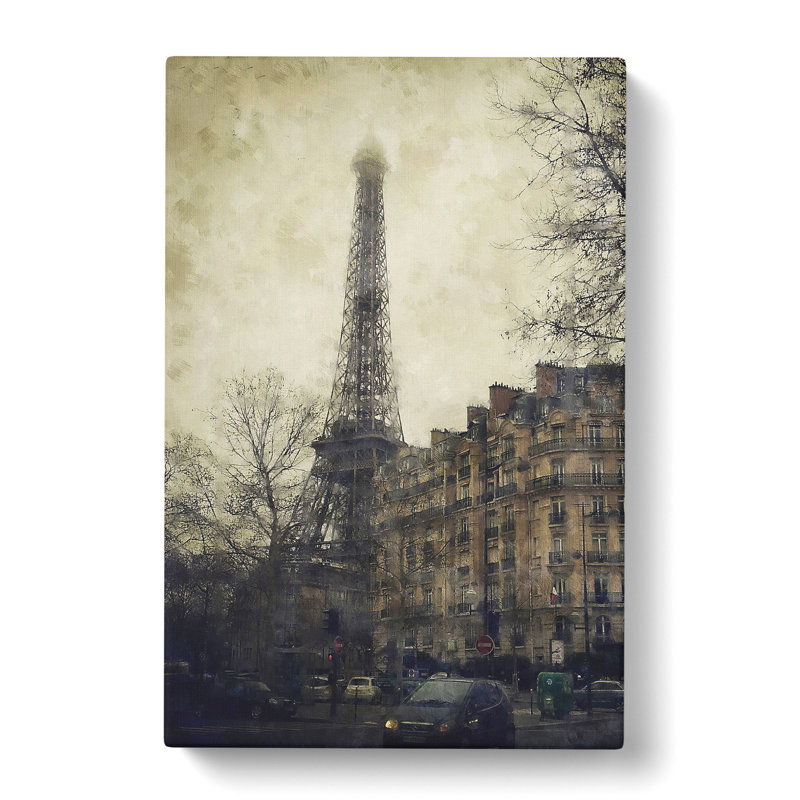 Eiffel Tower Vol.1 - Wrapped Canvas Print, 60cm H x 40cm W x 3cm D