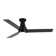 Vaczon 48" 3 - Blade Modern Black Flush Mount Ceiling Fan with LED Lights and Remote Control