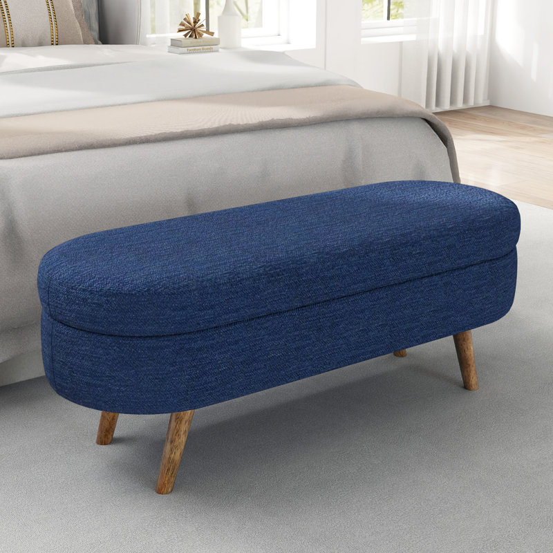 Storage Ottoman (Blue)