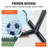Filet de rebond de soccer VEVOR, 12 x 6 pi
