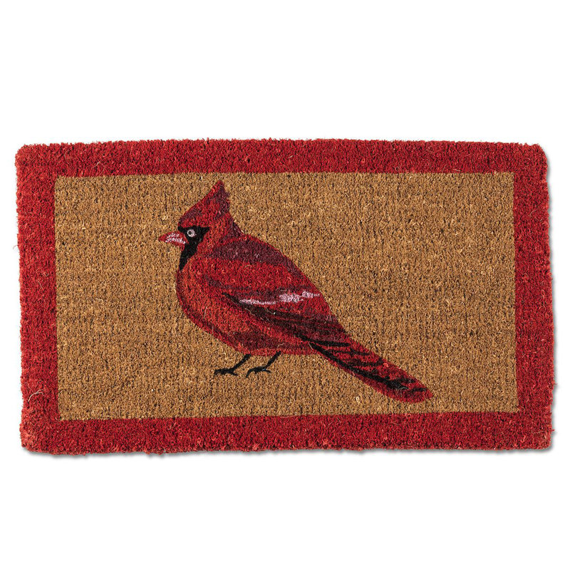 Sackville Outdoor Doormat, Red/Brown