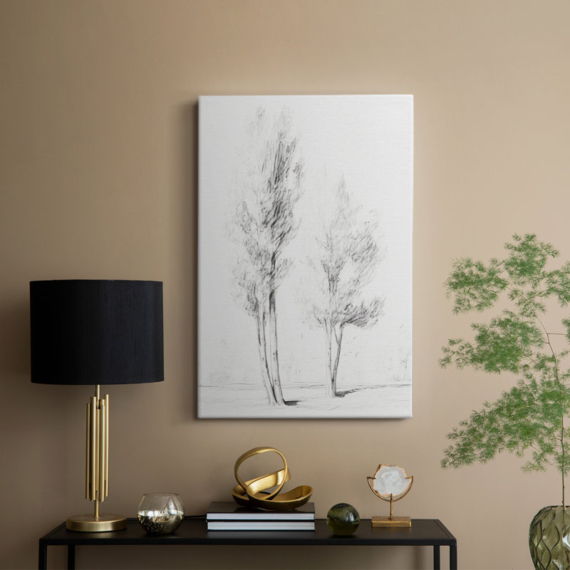 Croquis rétro IV - galerie Cavas, H 36 po x l 24 po