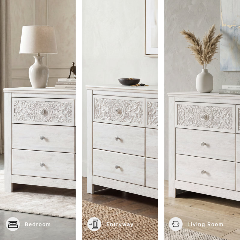 Commode double 6 tiroirs Crispin