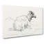 A Lying Sheep by Jean Bernard - Wrapped Canvas-55368016