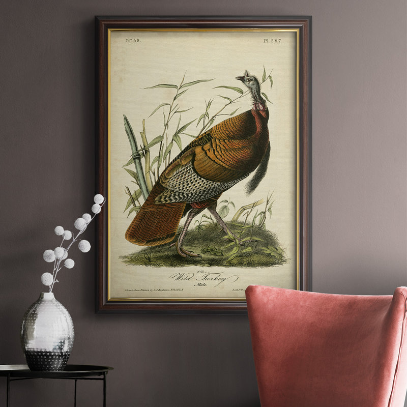 Toile de qualité supérieure Audubon Wild Turquie, prête à être accrochée, H 36 po x l 24 po x P 2,5 po