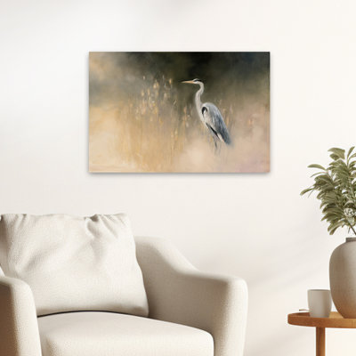 Aigrette pacifique, animal contemporain, or noir, brun