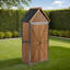 Armoire de rangement extérieure, abri de jardin avec structure en métal et 5 compartiments