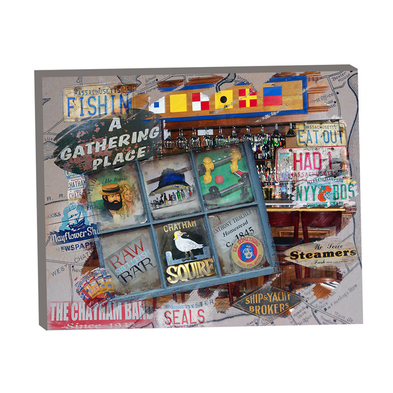 Chatham Squire Cape Cod Collage by Grotto Studios