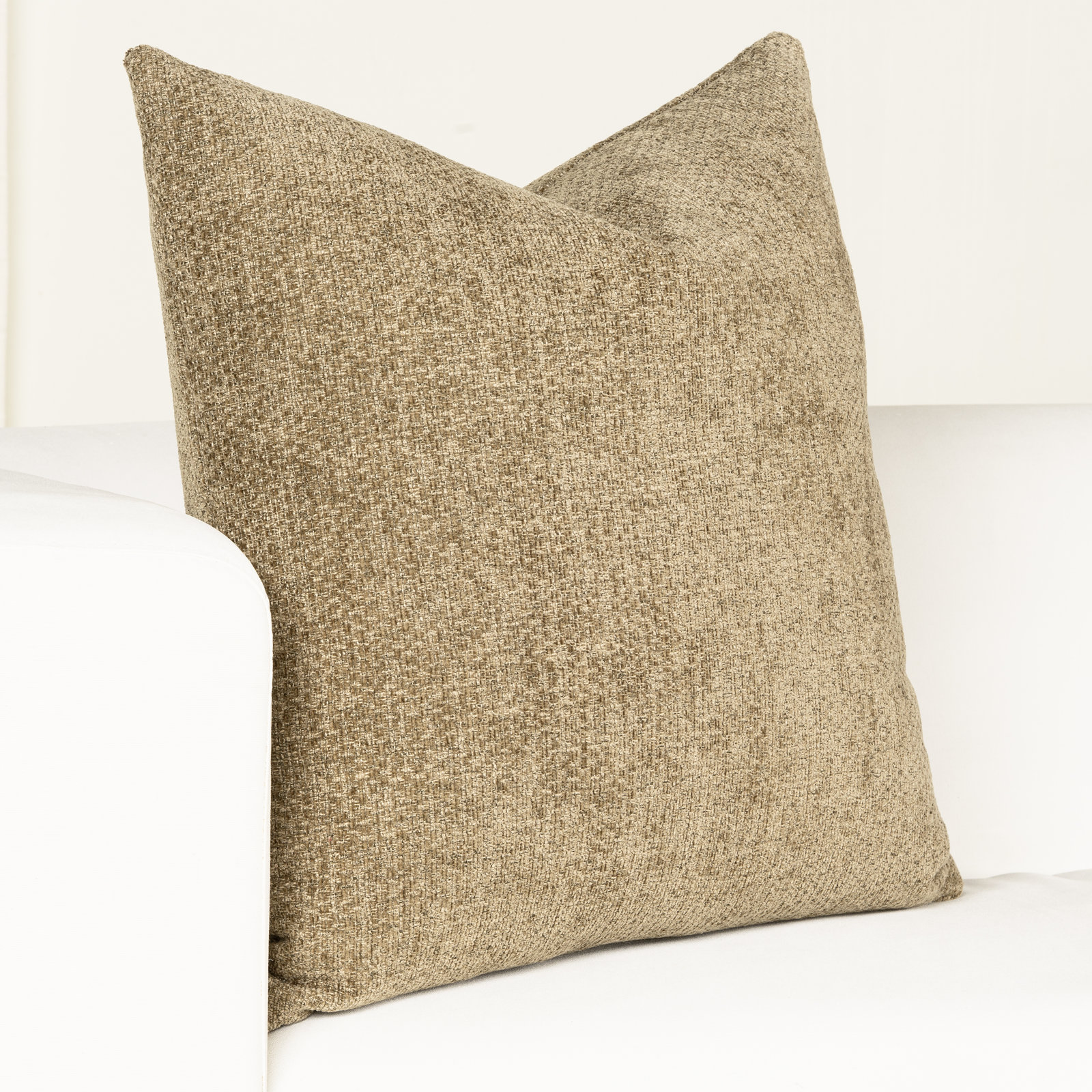 Throw Pillow, Dark Olive, Polyester, 26" x 26"