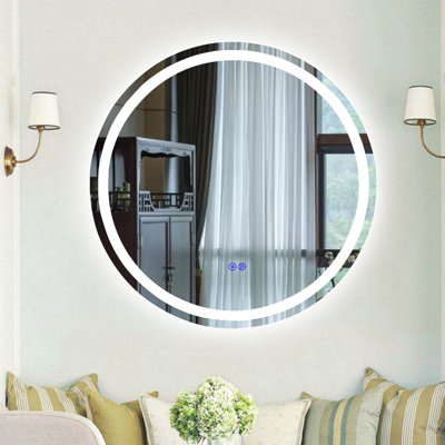 Bilol Glass Flat Wall Mirror