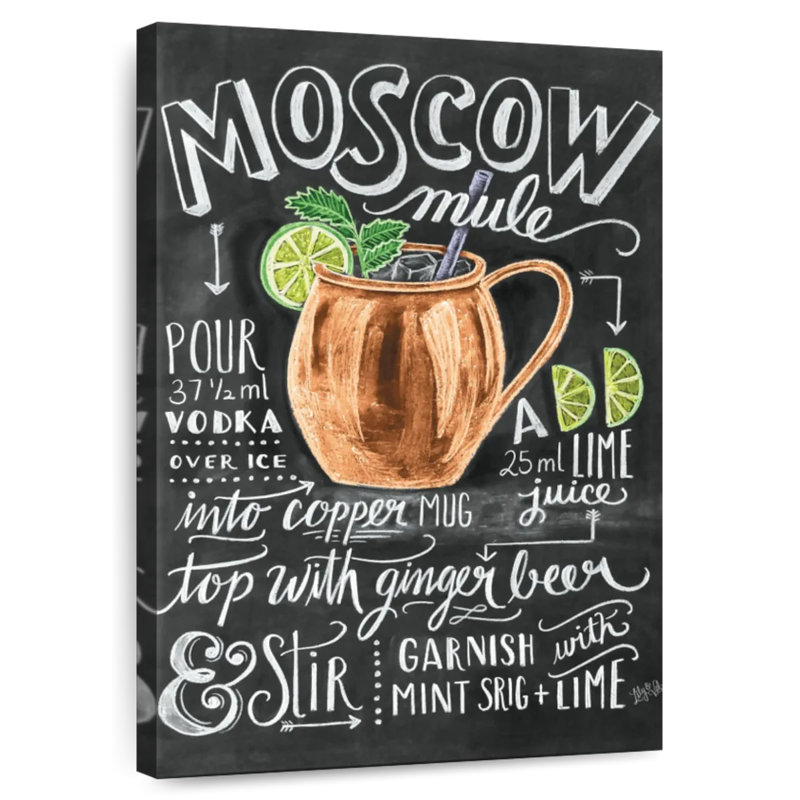 Moscow Mule Recipe, 45" H x 30" W